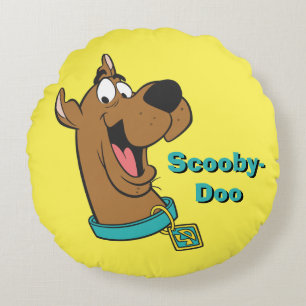 Coussins Ronds Visage heureux de Scooby-Doo