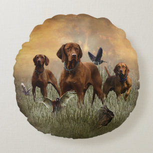 Coussins Ronds Vizsla Art hongrois
