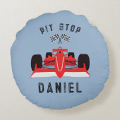 Coussins Ronds Voiture de course pour enfants (Dos)