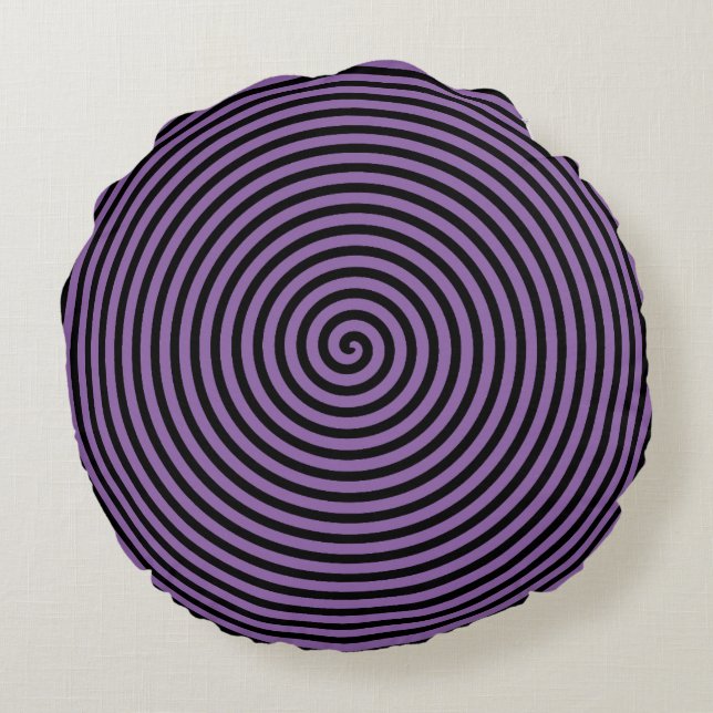 Coussins Ronds Vortex pourpre (Dos)