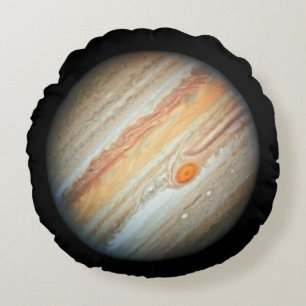 Coussins Ronds Vue de la planète Jupiter (télescope Hubble)