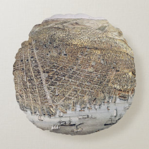 Coussins Ronds Vue de San Francisco, 1878