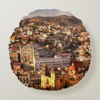 Coussins Ronds Vue de ville d'en haut