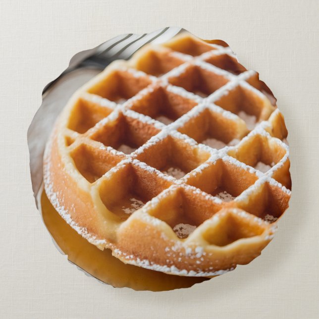 Coussins Ronds waffle (Dos)