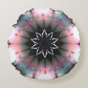 Coussins Ronds Web Gothique Frozen Winter Spider