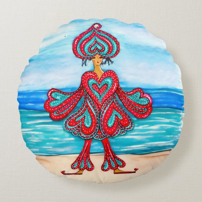 Coussins Ronds Where your Heart on your sleeve! (Devant)