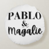 Coussins Ronds Whispers of the Wind : L'essence de l'arbre (Dos)