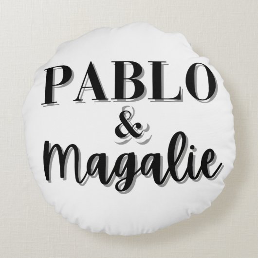 Coussins Ronds Whispers of the Wind : L'essence de l'arbre (Dos)