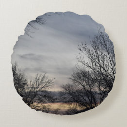 Coussins Ronds Whispers of Winter