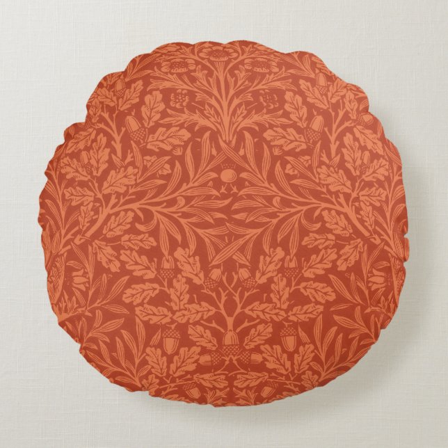 Coussins Ronds William Morris Acorn Fond d'écran Nature Design (Devant)