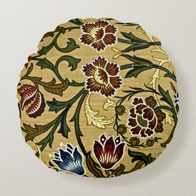 Coussins Ronds William Morris - Brocart (Devant)