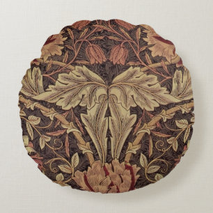 Coussins Ronds William Morris Honeysuckle Classic English Art