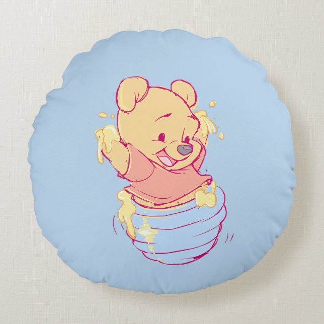 Coussins Ronds Winnie l'Ourson (Devant)