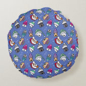 Coussins Ronds Winter Dogs (Dos)