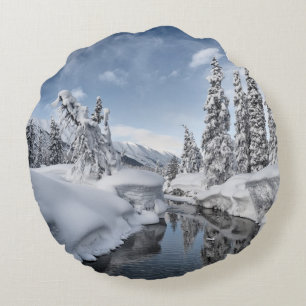 Coussins Ronds Winter Wonderland