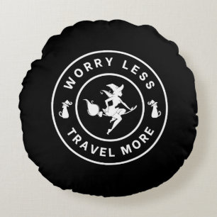 Coussins Ronds Witchy Worry Moins, Voyage Plus