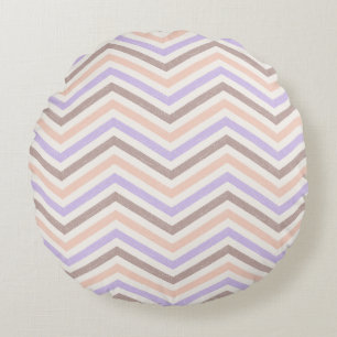 Coussins Ronds ZigZagZest Lavande rose pâle