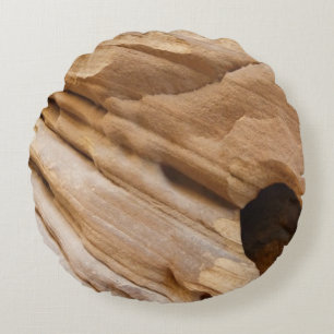 Coussins Ronds Zion Canyon Mur I Abstrait Nature Photographie