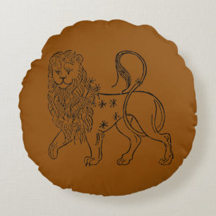 Coussins Ronds Zodiaque : Lion, 1494