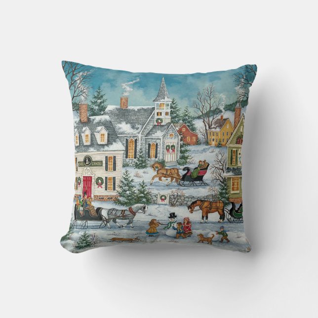 Coussins victoriens de Noël (Recto)