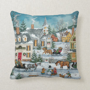 Coussins victoriens de Noël