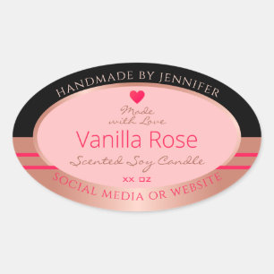 Coute rose produit Étiquette Black et Rose Gold Fr