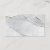 Couteau de cuisine | Carte de visite en marbre (Dos)