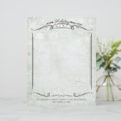 Couteau de fourche vieilli menu de vacances de Noë (Debout devant)