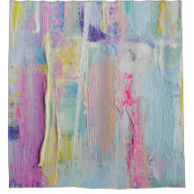 Couteau de palette Abstrait Peinture Douche rideau