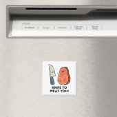 Couteau Pour Vous Vider Steak Pun Magnet (In Situ (Lave-vaisselle))