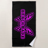 Couteaux à Benchmade Neon Papillon rose serviette  (Devant)