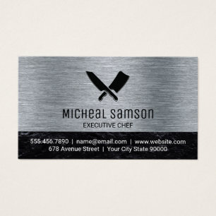 Couteaux de cuisine   Métal brossé