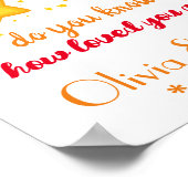 Coutume Baby Twins Décor, Étoiles, Poster (Coin)