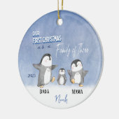 Coutume Baby's mignon premier ornement de Noël (Gauche)