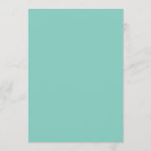: coutume : Cartes de menu de à petits pois d'Aqua (Dos)