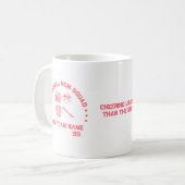 Coutume de baseball Maman Squad Mug | Cadeau parfa (Devant gauche)