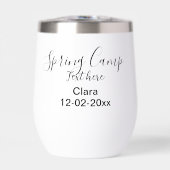 coutume de camping pour les vacances de printemps (Avant)