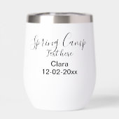 coutume de camping pour les vacances de printemps (Arrière)