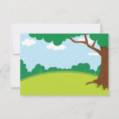 Coutume de carte de remerciements de baby shower (Dos)