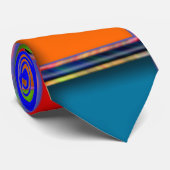 Coutume de cravate modelée par carré multicolore (Roulé)