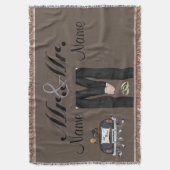 Coutume de jet de couverture de cadeau de mariage (devant Vertical)