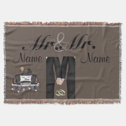 Coutume de jet de couverture de cadeau de mariage (Devant)