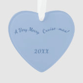 Coutume décorée d'arc de bateau de croisière datée (dos)