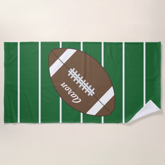 Coutume Football Sports Piscine Plage serviette ca (Devant)