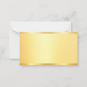 Coutume Gold Look Blank Moderne Modèle élégant