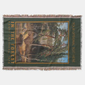 Coutume "In The Forest" Jeter une couverture (Devant)