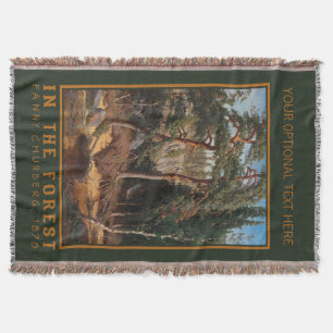 Coutume "In The Forest" Jeter une couverture