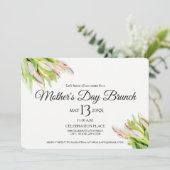 Coutume, invitation de brunch du jour de mère, (Debout devant)