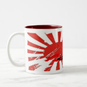 Coutume japonaise de tasse de Soleil Levant de (Gauche)