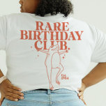 Coutume Leap Année Frog Leaper Rare Birday Club<br><div class="desc">Plongez dans le bain d'anniversaire comme une grenouille à sauter avec notre tee-shirt "Rare Birthday Club" ! Libérez les vibes de l'année bissextile avec une pointe d'humour et un design hilarant de grenouille. Ce T-shirt personnalisé est le cadeau unique ultime pour lui et elle, en transformant ceux nés le 29...</div>